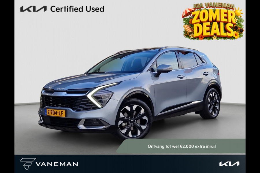 Kia Sportage 1.6 T-GDi Plug-in Hybrid AWD DynamicPlusLine | Mooie LMV | Adapt. Cruise | Elektr. Voorstoelen | Stoel- en Stuurverwarming | Pano Schuif/Kanteldak |