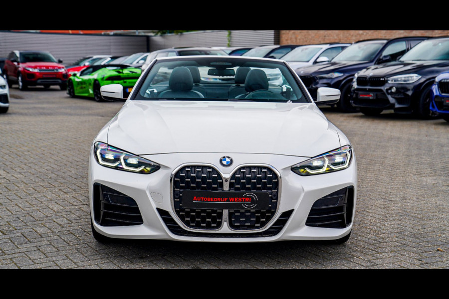 BMW 4 Serie Cabrio M440i xDrive High Executive | Laser LED | Driving Assistant Professional | Luxe Leder | Stoelkoeling | HuD