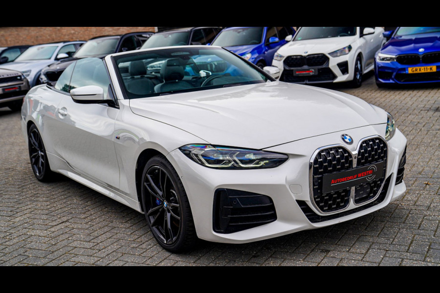 BMW 4 Serie Cabrio M440i xDrive High Executive | Laser LED | Driving Assistant Professional | Luxe Leder | Stoelkoeling | HuD