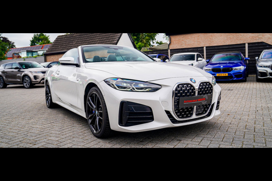 BMW 4 Serie Cabrio M440i xDrive High Executive | Laser LED | Driving Assistant Professional | Luxe Leder | Stoelkoeling | HuD