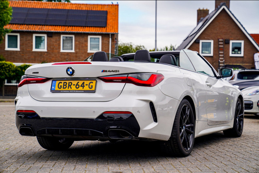 BMW 4 Serie Cabrio M440i xDrive High Executive | Laser LED | Driving Assistant Professional | Luxe Leder | Stoelkoeling | HuD