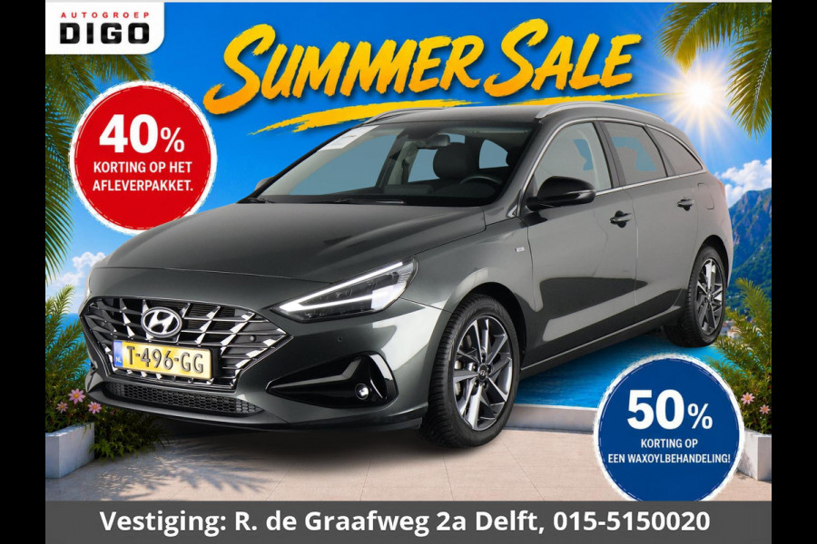 Hyundai i30 Wagon 1.5 T-GDi MHEV Premium | Stuur-/Stoelverwarming | Navigatie | Parkeersensoren voor & Achter |
