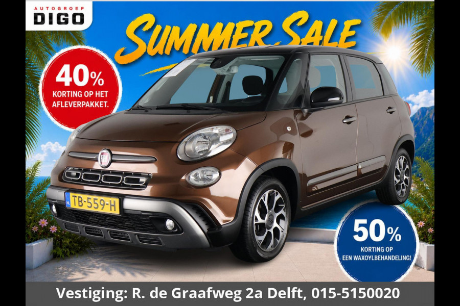Fiat 500L 0.9 TwinAir Cross Bicolore | Pack Smart | Traction + | Navigatie | Climate Control |