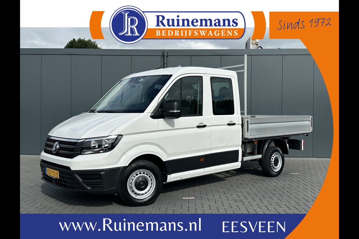 Volkswagen Crafter 35 2.0 TDI / 1e EIG. / 41.919 KM / DUBBEL CABINE / PICK UP / 7 PERSOONS / 2.5 TONS TREKHAAK / AIRCO / CRUISE / DUBBELE CABINE