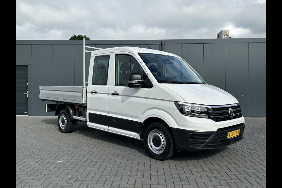 Volkswagen Crafter 35 2.0 TDI / 1e EIG. / 41.919 KM / DUBBEL CABINE / PICK UP / 7 PERSOONS / 2.5 TONS TREKHAAK / AIRCO / CRUISE / DUBBELE CABINE