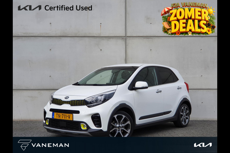Kia Picanto 1.2 CVVT X-Line | Stoelverwarming | LED | Leder | Clima | Navi | Camera |