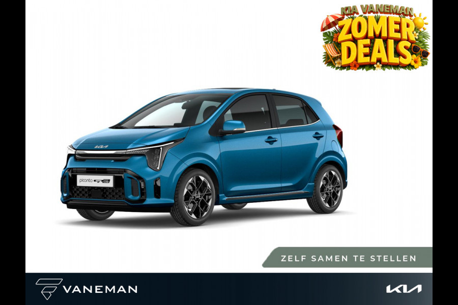 Kia Picanto 1.0 GDi GT-Line | Lichtmetalen velgen 16" | Zelf samenstellen