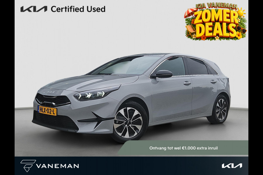 Kia Ceed 1.0 T-GDi Design Edition | Stoel- en Stuurverwarming | LED | Clima | H-Leder | Cruise | Lane Assist |