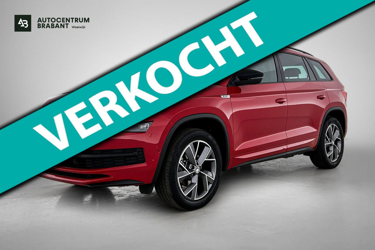 Škoda Kodiaq 1.5 TSI Sportline Business(Goed OnderH, Carplay/ Android, StoelV V+A, Camera, Navi, Addapt Cruise, Parkeersen, Etc)