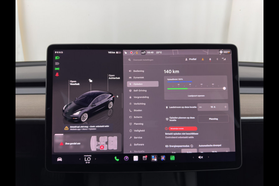 Tesla Model 3 Standard RWD Plus 60 kWh [3-Fase-11kW] {SoH-90%} (INCL-BTW) Aut. *PANO | AUTOPILOT | LEATHER | KEYLESS | FULL-LED | MEMORY-PACK | TOPVIEW | DAB | CARPLAY | DIGI-COCKPIT | LANE-ASSIST | HEATED- COMFORTSEATS | 19"ALU*