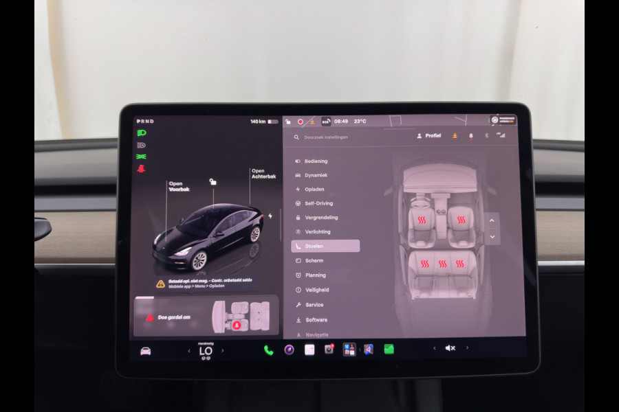 Tesla Model 3 Standard RWD Plus 60 kWh [3-Fase-11kW] {SoH-90%} (INCL-BTW) Aut. *PANO | AUTOPILOT | LEATHER | KEYLESS | FULL-LED | MEMORY-PACK | TOPVIEW | DAB | CARPLAY | DIGI-COCKPIT | LANE-ASSIST | HEATED- COMFORTSEATS | 19"ALU*