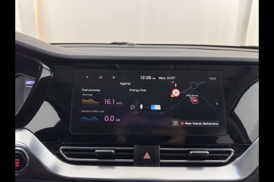 Kia Niro 1.6 GDi Hybrid ExecutiveLine (INCL-BTW) Aut. *PANO | LEATHER | FULL-LED | NAVI-FULLMAP | DIGI-COCKPIT | HEATED-COMFORTSEATS | CAMERA | DAB+ | KEYLESS | ECC | SHIFTPADDLES | ADAPTIVE-CRUISE | LANE-ASSIST | TOWBAR | 18"ALU