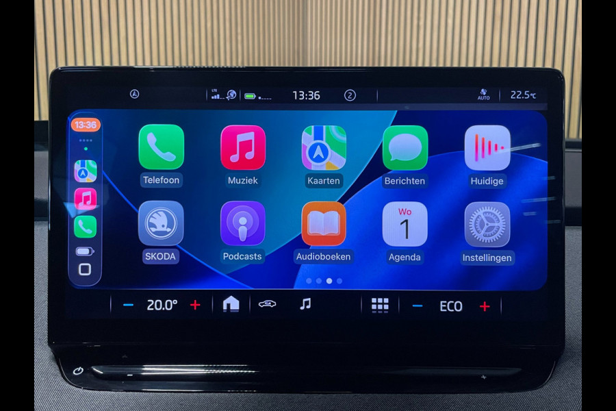 Škoda ENYAQ iV 80|89% SOH|GROTE ACCU|ACC|PANORAMADAK|HEAD-UP|STUURVERW.|CARPLAY/ANDROID|CAMERA|NAVI|NL-AUTO|NAP|1e EIG.|INCL.BTW|
