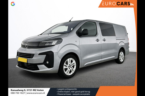 Opel Vivaro 2.0 Diesel 180 S&S L3 Automaat Dubbele Cabine 2 schuifdeuren Android Auto/Apple CarPlay Navigatie Keyless Entry&Start Climate Control Camera Cruise Control Houten afwerking laadruimte Trekhaak lichtmetalen velgen