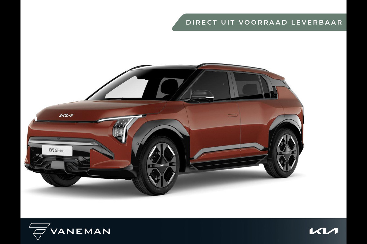 Kia EV3 GT-PlusLine 81.4 kWh | Cruise control adaptief met Stop&Go en stuurhulp | Direct leverbaar uit voorraad
