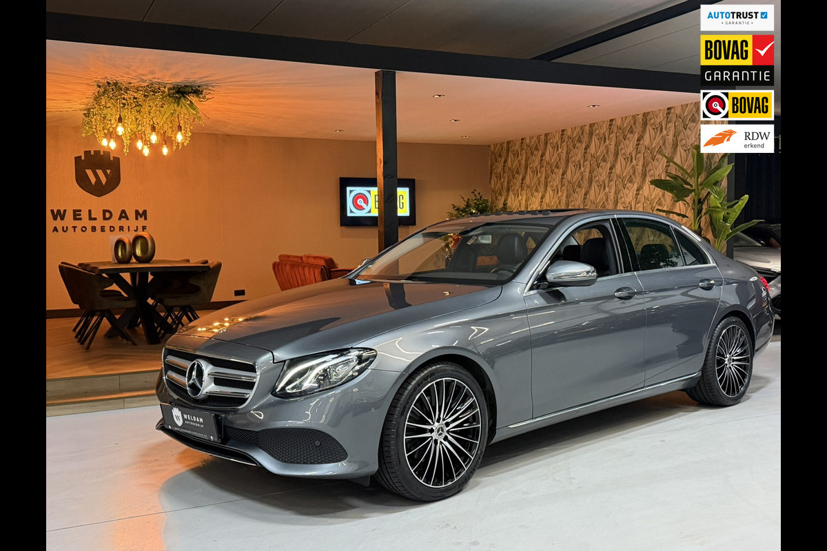 Mercedes-Benz E-Klasse 250 Avantgarde|Premium Grijs|Dealer Onderh|19'' AMG|Schuif-/Kanteldak|Leder|Burmester|Camera|Xenon|Rijklaar