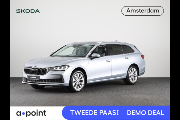 Škoda Superb Combi 1.5 TSI MHEV First Edition 150 pk | Trekhaak wegklapbaar | Panoramadak | Verlengde garantie | Navigatie | Achteruitrijcamera | Verwarmbare voorstoelen