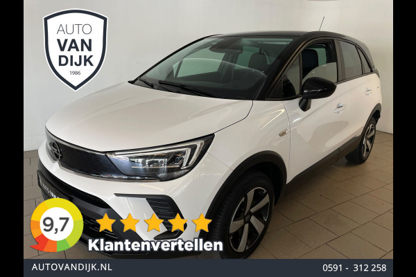 Opel Crossland 1.2 Turbo Edition AIRCO NAVI CRUISE ELEK RAMEN CENT VERG VELGEN ZWART DAK PRIVACY GLAS ZEER NETTE AUTO
