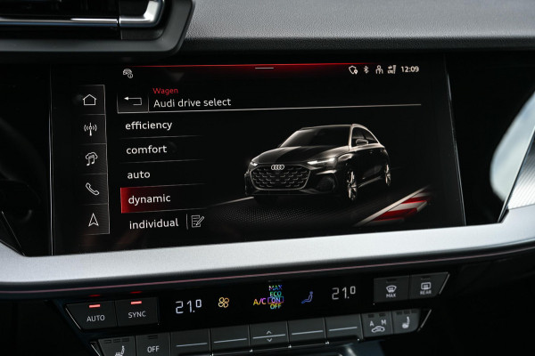 Audi A3 Sportback 45 TFSI e S edition Competition | Panoramadak | 5 jr garantie | Ambiance interieur | Active Cruise | Sonos Sound | S-Seats + Memory | Head-Up | Camera | Stoelverwarming | Keyless
