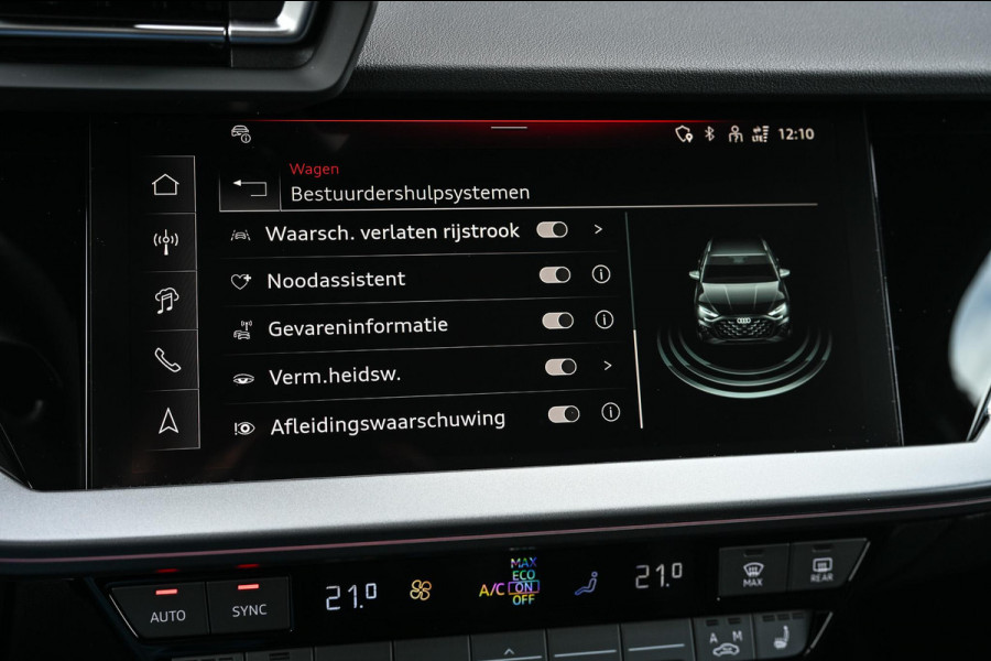 Audi A3 Sportback 45 TFSI e S edition Competition | Panoramadak | 5 jr garantie | Ambiance interieur | Active Cruise | Sonos Sound | S-Seats + Memory | Head-Up | Camera | Stoelverwarming | Keyless