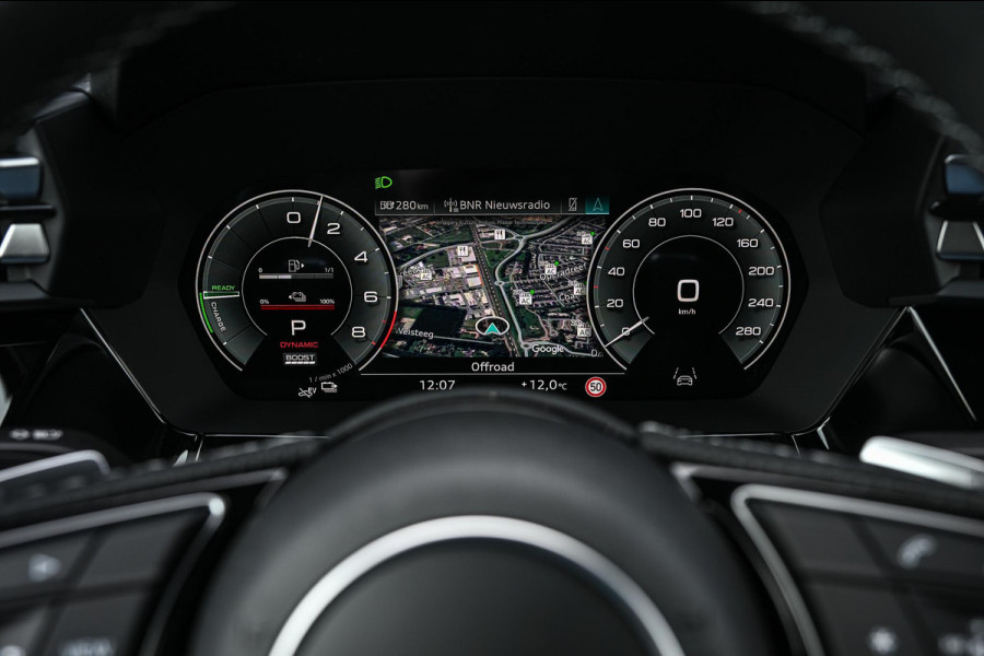 Audi A3 Sportback 45 TFSI e S edition Competition | Panoramadak | 5 jr garantie | Ambiance interieur | Active Cruise | Sonos Sound | S-Seats + Memory | Head-Up | Camera | Stoelverwarming | Keyless