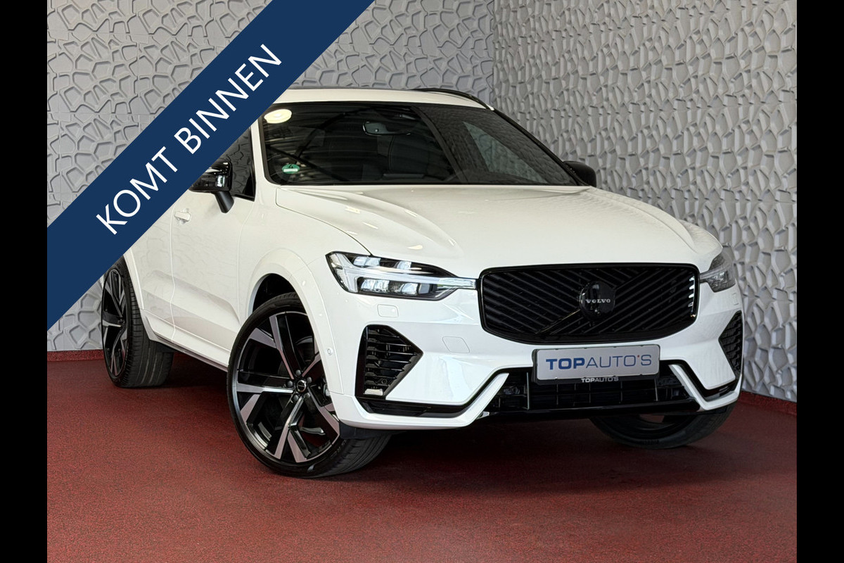 Volvo XC60 456PK 2.0 T8 456PK AWD ULTRA ! BLACK EDITION STOEL/STUUR.VER. 22''LMV PANO HEADUP HARMAN KARDON