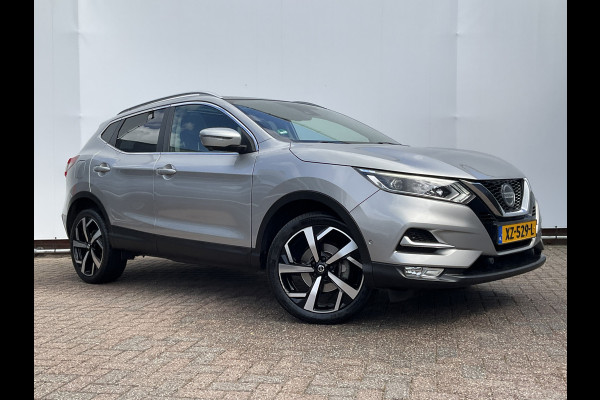 Nissan QASHQAI 1.3 DIG-T Tekna Pano 360° Stoelverw Keyless Hoogzitter Orig.NL Voll.Onderhouden!