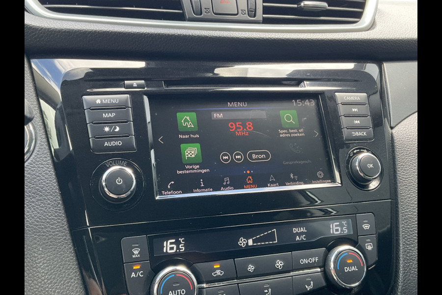 Nissan QASHQAI 1.3 DIG-T Tekna Pano 360° Stoelverw Keyless Hoogzitter Orig.NL Voll.Onderhouden!