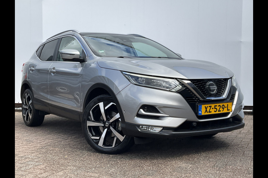 Nissan QASHQAI 1.3 DIG-T Tekna Pano 360° Stoelverw Keyless Hoogzitter Orig.NL Voll.Onderhouden!