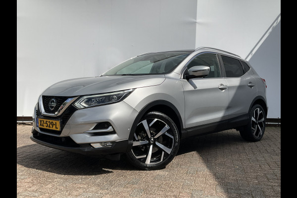 Nissan QASHQAI 1.3 DIG-T Tekna Pano 360° Stoelverw Keyless Hoogzitter Orig.NL Voll.Onderhouden!
