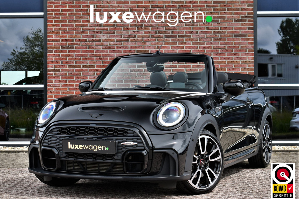 MINI Cabrio 2.0 Cooper S JCW ACC HUD H/K Carplay Camera Black-pack DDC