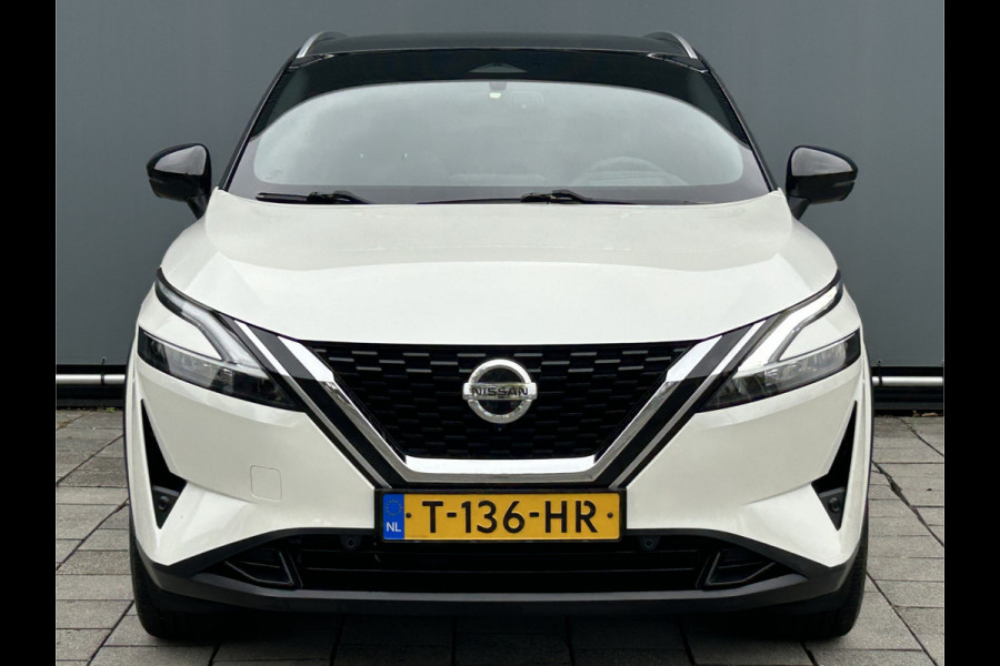 Nissan QASHQAI BWJ 2022 | 1.3 MHEV 141PK Tekna | TREKHAAK | PANO DAK | LEDER/STOF | 360 CAMERA | NAVI | CLIMA | CARPLAY | PDC 2X |