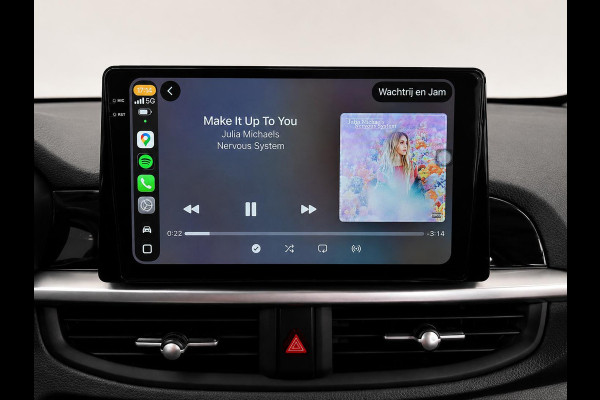 Kia Picanto 1.0 DPi ComfortLine Airco Wireless Carplay Navi Camera Achter Leder Stuurwiel Bluetooth Stoel/stuurwielverwarming