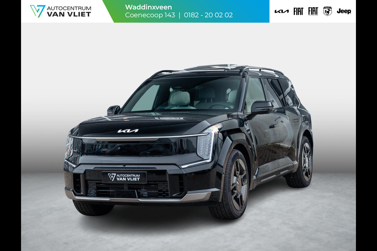 Kia EV9 GT-Line AWD 99.8 kWh | 7-Pers. | 21" | Head-Up | Stoel-/Stuurverwarming | Premium Audio | Schuif-/kanteldak | Adapt. Cruise | Navi