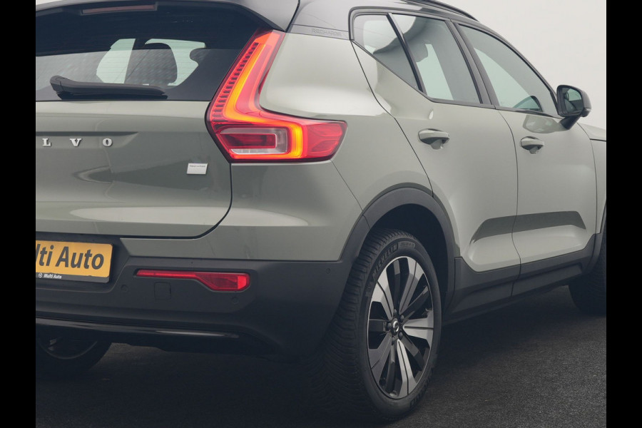Volvo XC40 Ultimate Recharge Pure 69kWh 231pk Dealer O.H. | Panodak | Warmtepomp | Adaptive Cruise | 360 Camera | Harman / Kardon | Sportstoelen Memory & Verwarmd | Keyless | Blis | Apple Carplay | Google Assistent | DAB |