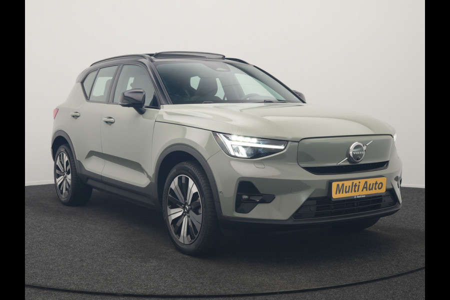 Volvo XC40 Ultimate Recharge Pure 69kWh 231pk Dealer O.H. | Panodak | Warmtepomp | Adaptive Cruise | 360 Camera | Harman / Kardon | Sportstoelen Memory & Verwarmd | Keyless | Blis | Apple Carplay | Google Assistent | DAB |