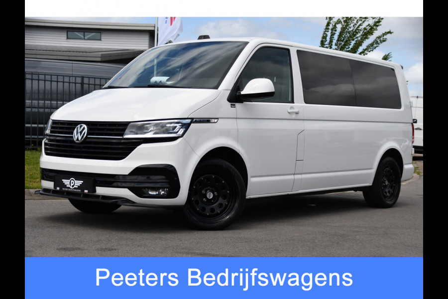 Volkswagen Transporter 2.0 TDI L2H1 28 Bulli Virtual, Camera, Carplay, LED, 150pk, Stoelverwarming, Leder, Automaat, Voorruit verwarming, 2 xStoel, Uniek!