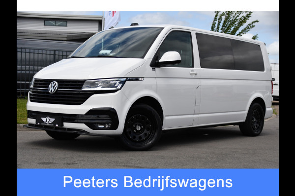 Volkswagen Transporter 2.0 TDI L2H1 28 Bulli Virtual, Camera, Carplay, LED, 150pk, Stoelverwarming, Leder, Automaat, Voorruit verwarming, 2 xStoel, Uniek!