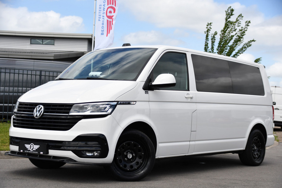 Volkswagen Transporter 2.0 TDI L2H1 28 Bulli Virtual, Camera, Carplay, LED, 150pk, Stoelverwarming, Leder, Automaat, Voorruit verwarming, 2 xStoel, Uniek!