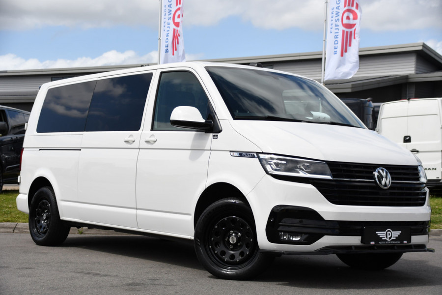 Volkswagen Transporter 2.0 TDI L2H1 28 Bulli Virtual, Camera, Carplay, LED, 150pk, Stoelverwarming, Leder, Automaat, Voorruit verwarming, 2 xStoel, Uniek!
