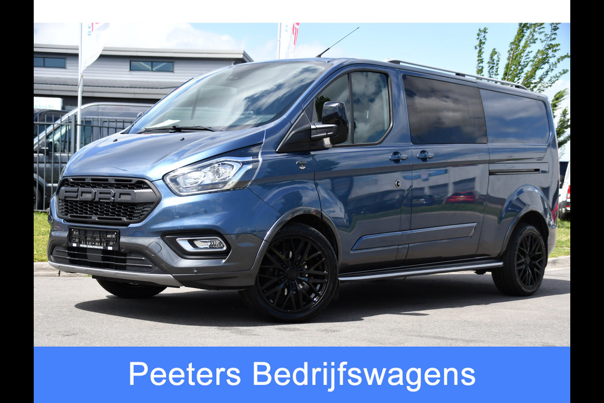 Ford Transit Custom 320 2.0 TDCI L2H1 Active DC PB Edition Camera, Cruise, Carplay, Stoelverwarming, LED, Automaat, 170pk, Sensoren, leder, 2 x Schuifdeur, Automaat, Uniek!
