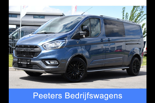 Ford Transit Custom 320 2.0 TDCI L2H1 Active DC PB Edition Camera, Cruise, Carplay, Stoelverwarming, LED, Automaat, 170pk, Sensoren, leder, 2 x Schuifdeur, Automaat, Uniek!