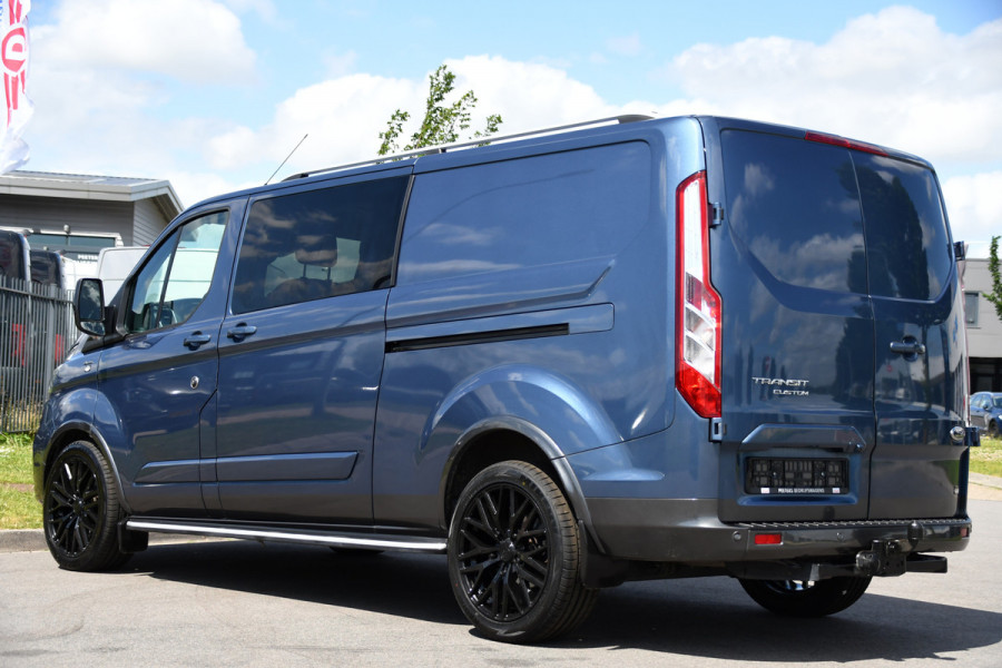 Ford Transit Custom 320 2.0 TDCI L2H1 Active DC PB Edition Camera, Cruise, Carplay, Stoelverwarming, LED, Automaat, 170pk, Sensoren, leder, 2 x Schuifdeur, Automaat, Uniek!