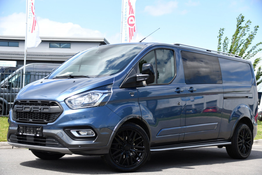 Ford Transit Custom 320 2.0 TDCI L2H1 Active DC PB Edition Camera, Cruise, Carplay, Stoelverwarming, LED, Automaat, 170pk, Sensoren, leder, 2 x Schuifdeur, Automaat, Uniek!