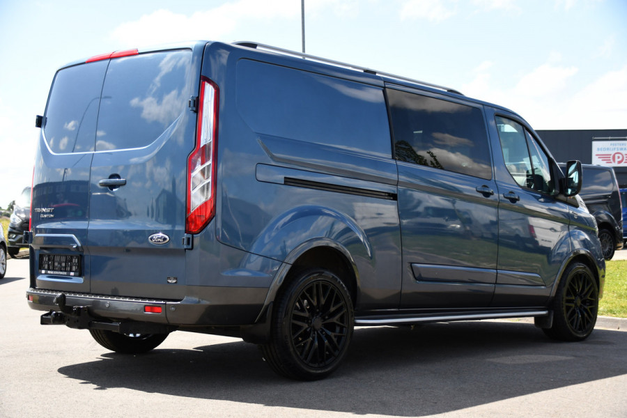 Ford Transit Custom 320 2.0 TDCI L2H1 Active DC PB Edition Camera, Cruise, Carplay, Stoelverwarming, LED, Automaat, 170pk, Sensoren, leder, 2 x Schuifdeur, Automaat, Uniek!