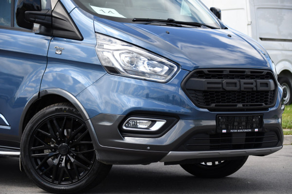 Ford Transit Custom 320 2.0 TDCI L2H1 Active DC PB Edition Camera, Cruise, Carplay, Stoelverwarming, LED, Automaat, 170pk, Sensoren, leder, 2 x Schuifdeur, Automaat, Uniek!