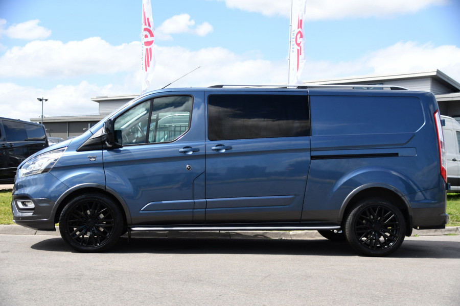 Ford Transit Custom 320 2.0 TDCI L2H1 Active DC PB Edition Camera, Cruise, Carplay, Stoelverwarming, LED, Automaat, 170pk, Sensoren, leder, 2 x Schuifdeur, Automaat, Uniek!