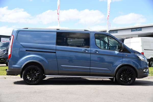 Ford Transit Custom 320 2.0 TDCI L2H1 Active DC PB Edition Camera, Cruise, Carplay, Stoelverwarming, LED, Automaat, 170pk, Sensoren, leder, 2 x Schuifdeur, Automaat, Uniek!