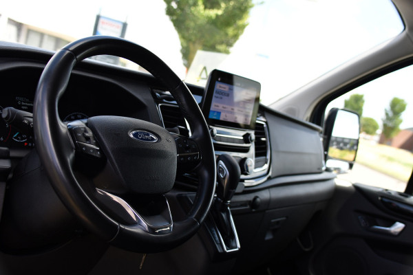 Ford Transit Custom 320 2.0 TDCI L2H1 Active DC PB Edition Camera, Cruise, Carplay, Stoelverwarming, LED, Automaat, 170pk, Sensoren, leder, 2 x Schuifdeur, Automaat, Uniek!