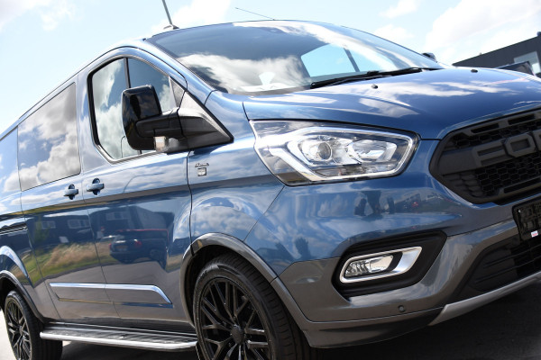 Ford Transit Custom 320 2.0 TDCI L2H1 Active DC PB Edition Camera, Cruise, Carplay, Stoelverwarming, LED, Automaat, 170pk, Sensoren, leder, 2 x Schuifdeur, Automaat, Uniek!